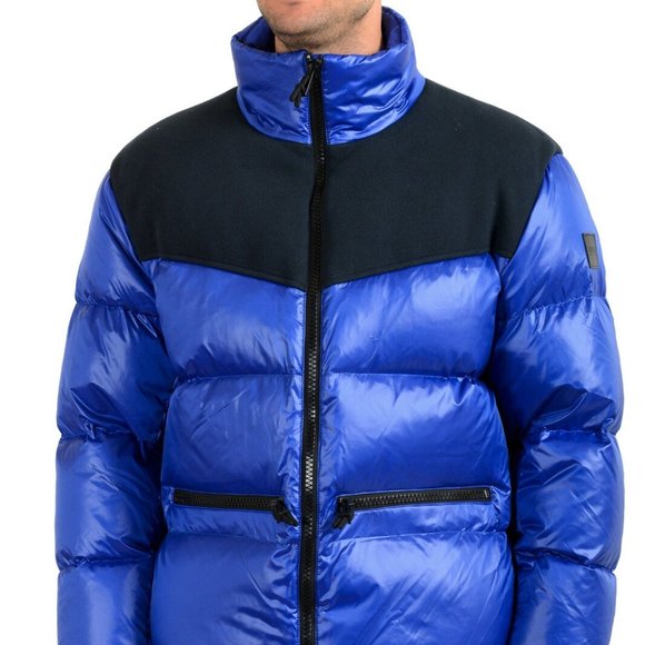 Hugo Boss Men's "Desio" Blue Down Parka Jacket - Picture 1 of 9